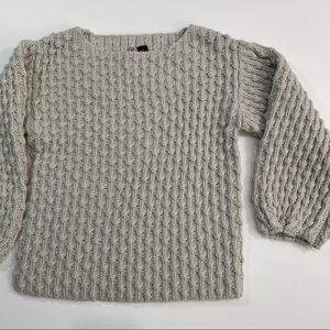 Love by design S sweater knit gray thick